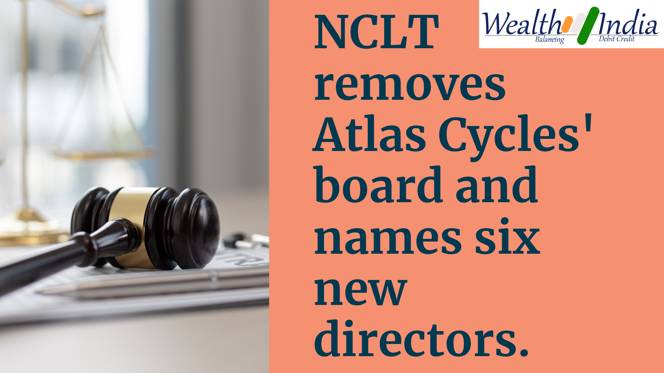 NCLT removes Atlas Cycles’ board and names six new directors.