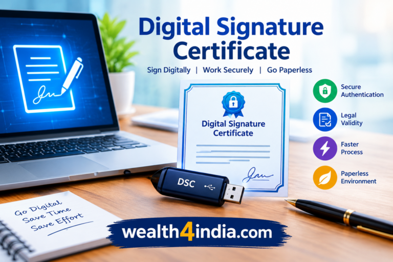 Class 3 DSC online for MCA GST income tax and e tendering