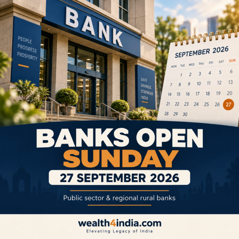 Banks open on 27 September 2026 Sunday banking services